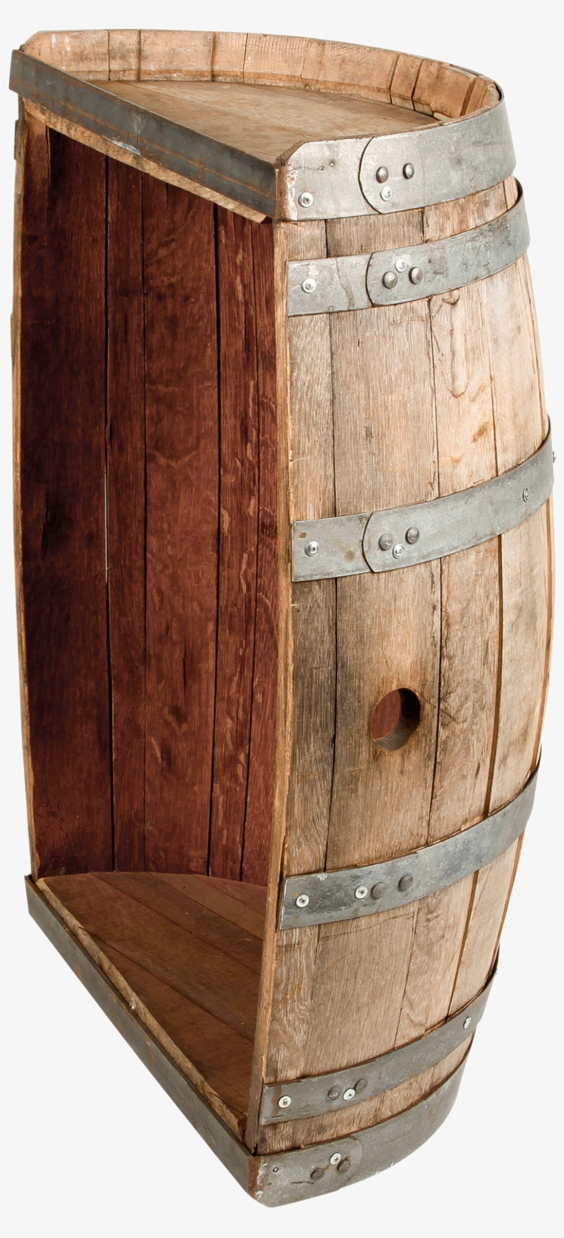 Wine Barrel Half Table 12" X - Wine, transparent png