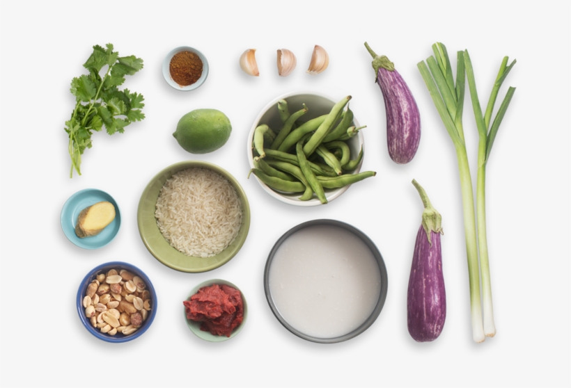 Spicy Eggplant & Green Bean Curry With Garlic Rice - Snap Pea, transparent png