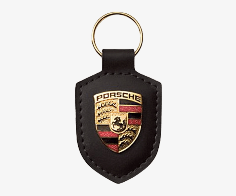 Black Crest Porsche Keyring - Porsche Keyring, transparent png