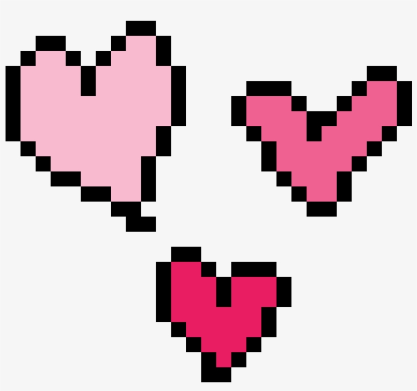 Pixel Hearts - Pewdiepie Pixel Art, transparent png