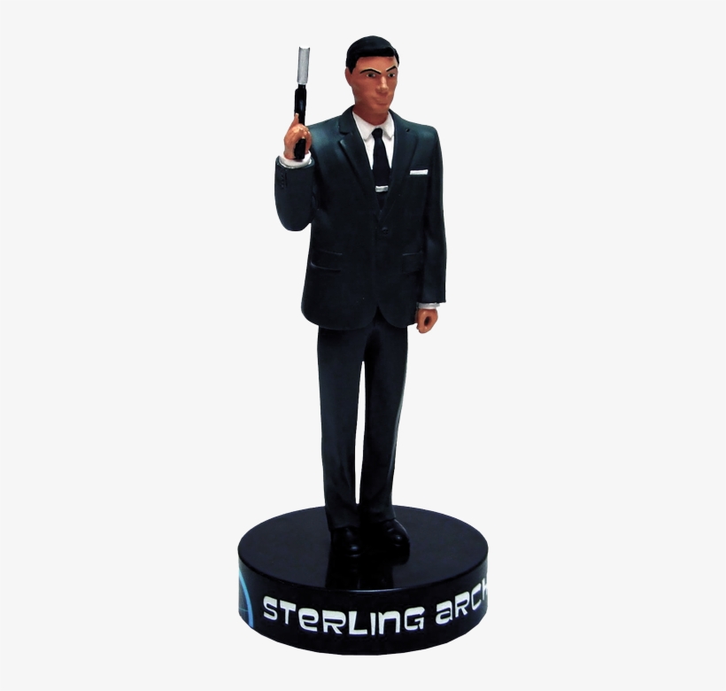 Sterling Archer Shakems Statue - Archer Sterling Archer Talking Premium Motion Statue, transparent png