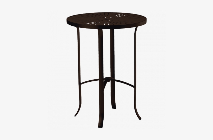 Tropitone 30 In - Tropitone La'stratta Aluminum Bar Table, transparent png