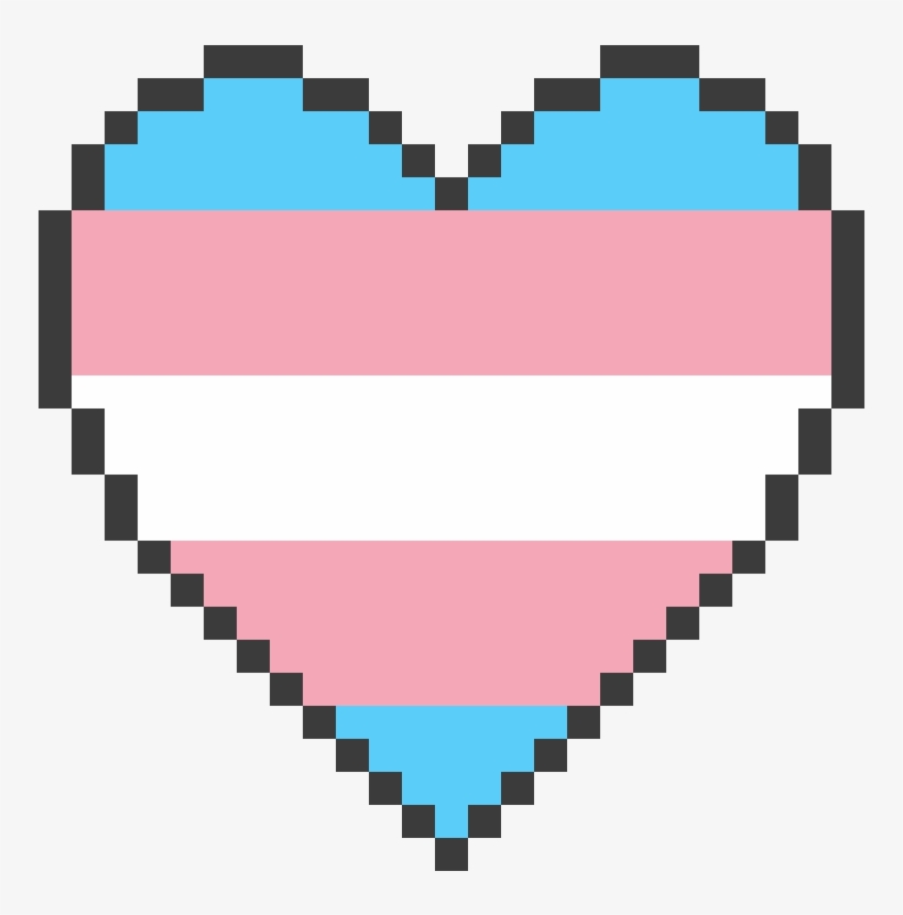 Transgender Flag Gif Pixel, transparent png