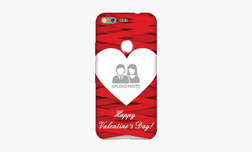 Google Pixel Big Heart Valentine's Day Mobile Cover - Samsung Galaxy A5 Back Cover Printing, transparent png