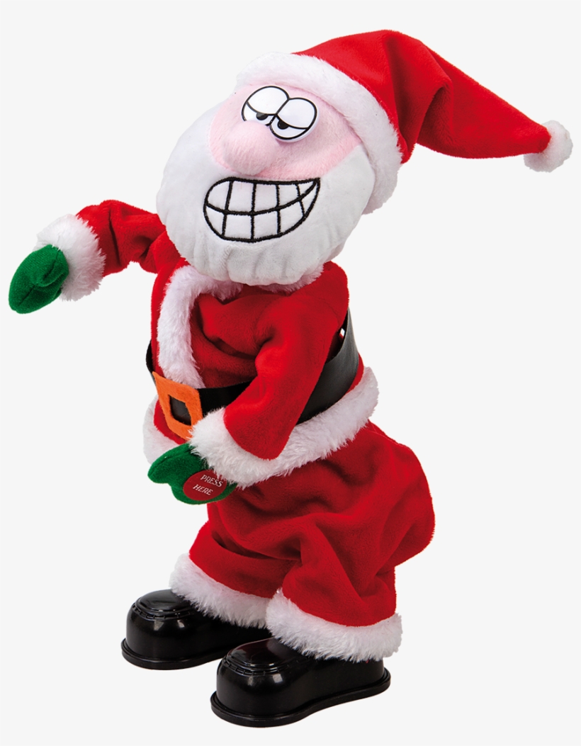 Ootb Dancing Plush Santa Claus With Sound, transparent png
