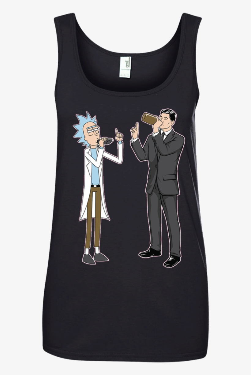 Rick And Archer Drink Wine Shirt, Hoodie, Tank - Archer Rick Drinking Buddies, transparent png