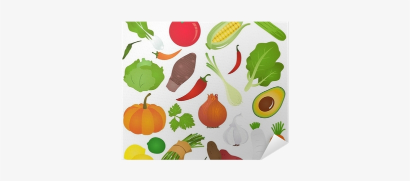 Colorful Cute Vector Icons - Vegetable Vector, transparent png