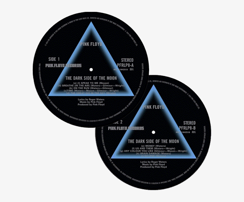 Pink Floyd Dark Side Of The Moon Slipmat Set, transparent png