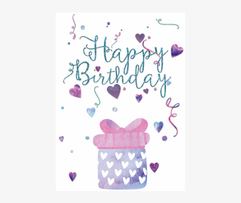 Gratis Png Y Psd - Lila Alles- Gute Zum Geburtstagumbau Geschenkanhänger, transparent png
