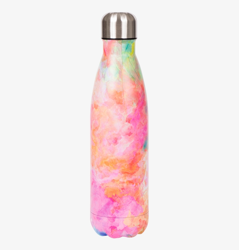 Botella Metal Acuarela - Botellas De Metal, transparent png