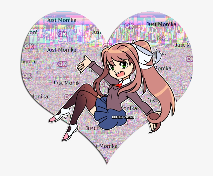 3 Jan - Monika Chibi, transparent png