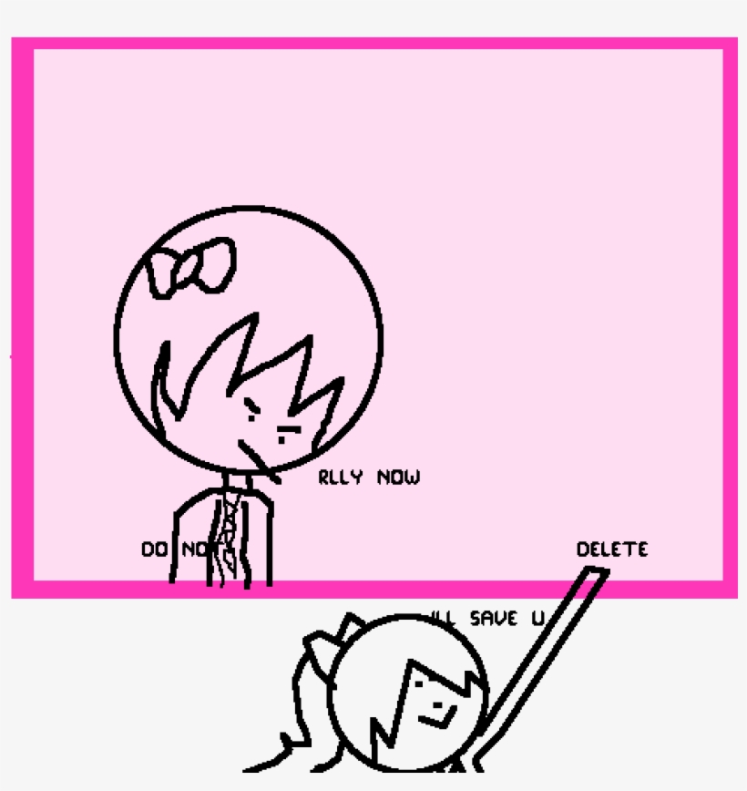 Monika Is Not The Bad Guy In Ddlc - Illustration, transparent png