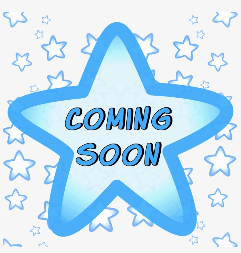 Coming Soon Blue Stars Sign - Coming Soon Png Stars, transparent png