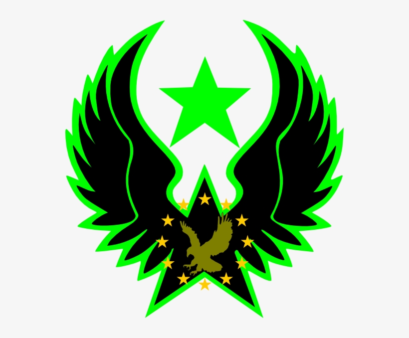 Eagle With Stars Clipart - Eagle Star, transparent png