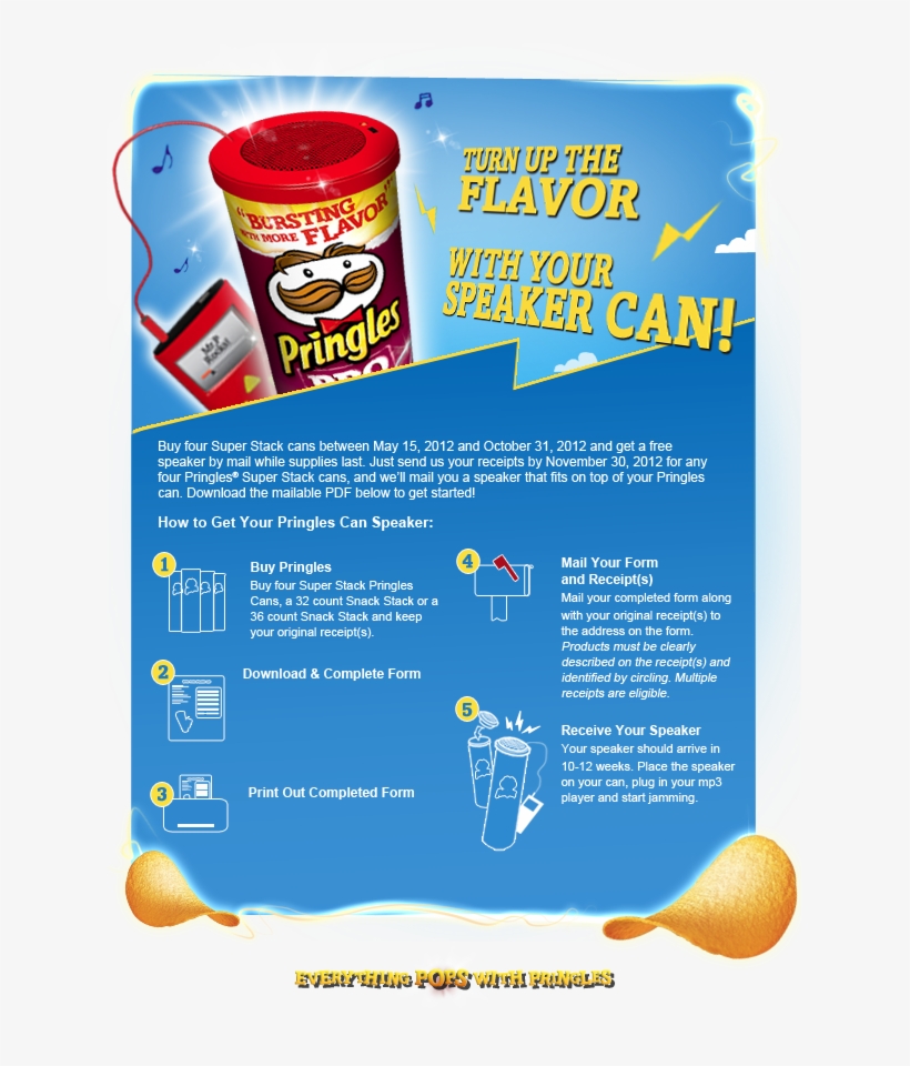 Never Fear, Pringles Has Teamed Up With Perez Hilton - Pringles Free Speaker, transparent png