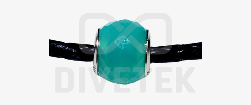 Murano-bead - Emerald, transparent png