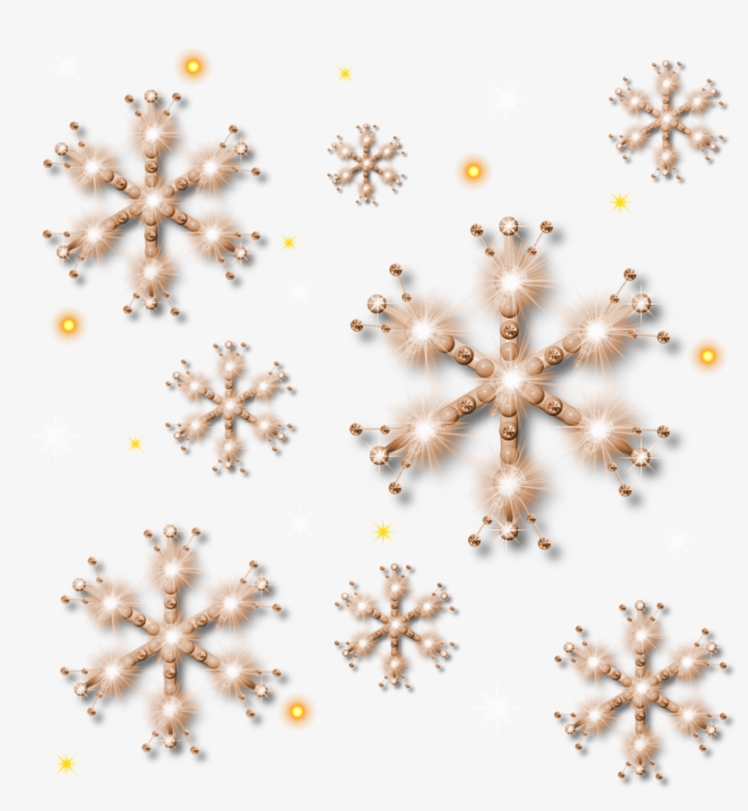 Png Beaded Snowflake Design By Jssanda - Snowflakes Silver Png Transparent, transparent png