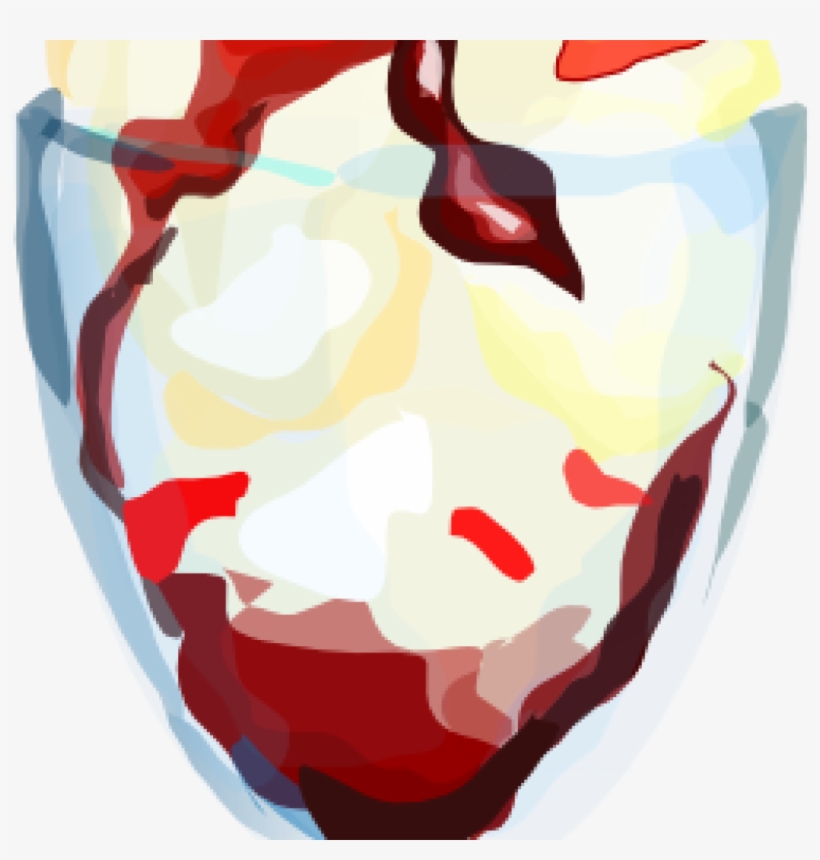 Ice Cream Sundae Sign Vector 16052 Clipart Question - Ice Cream Sundae Clipart, transparent png