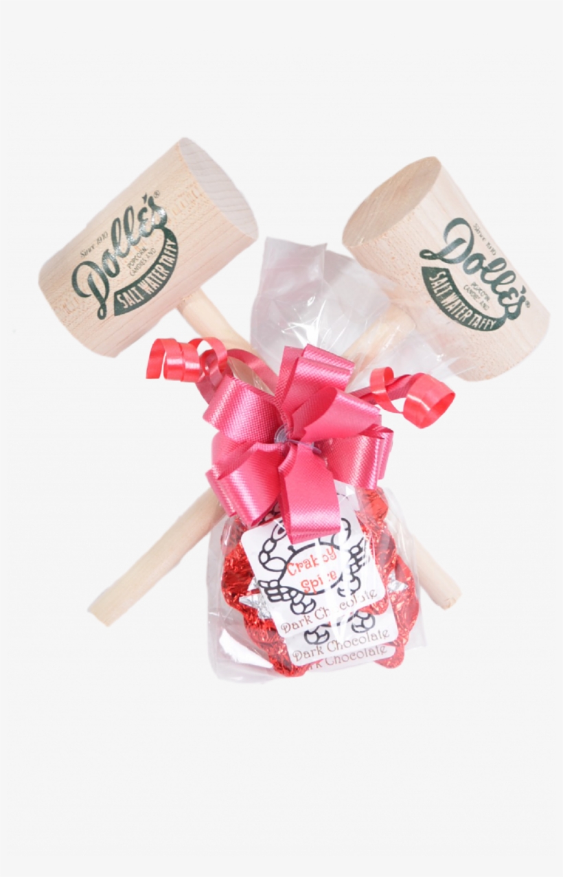 Dolle's Crab Mallet With Crabby Spice Chocolate Crabs - Dolle's Candyland, transparent png