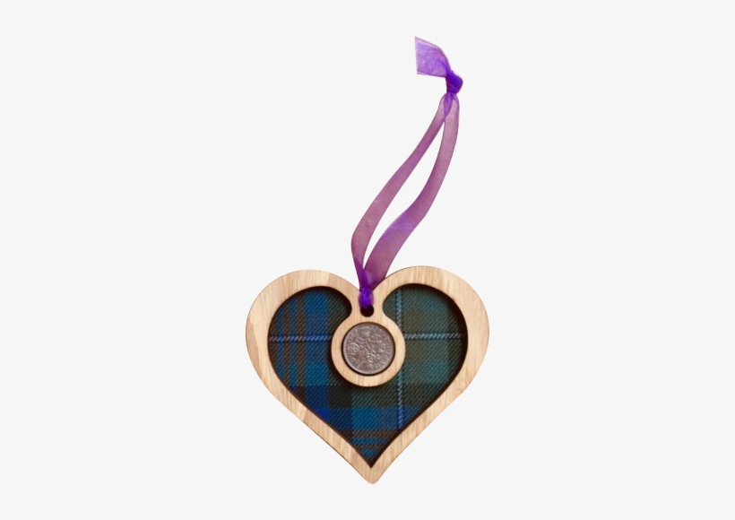 Heart Lucky Sixpence - Locket, transparent png