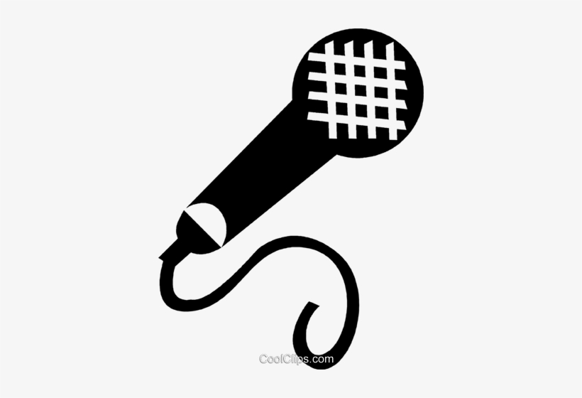 Microphone Royalty Free Vector Clip Art Illustration - Illustration, transparent png