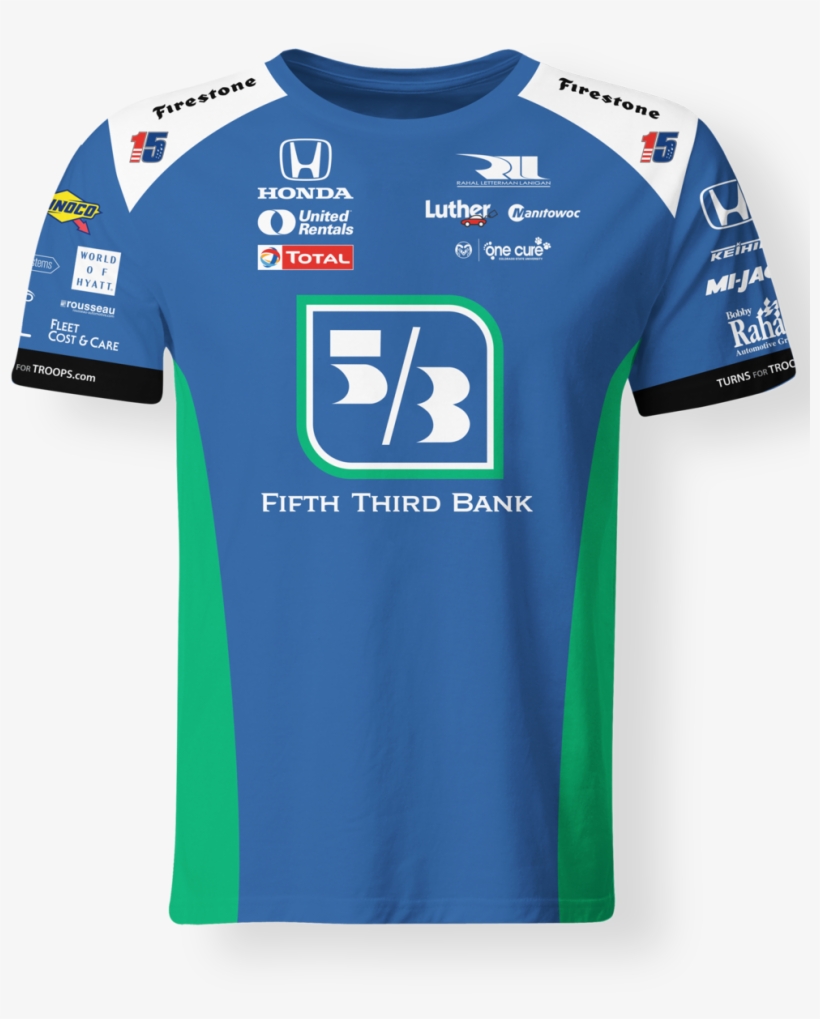 Graham Rahal Fifth Third Bank Driver Tee, transparent png