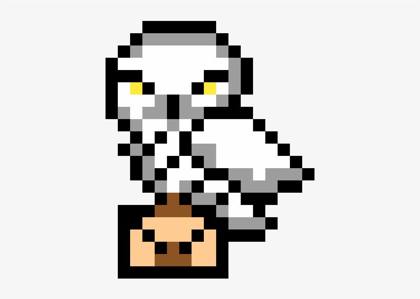 Hedwig - Pixel Art Harry Potter, transparent png