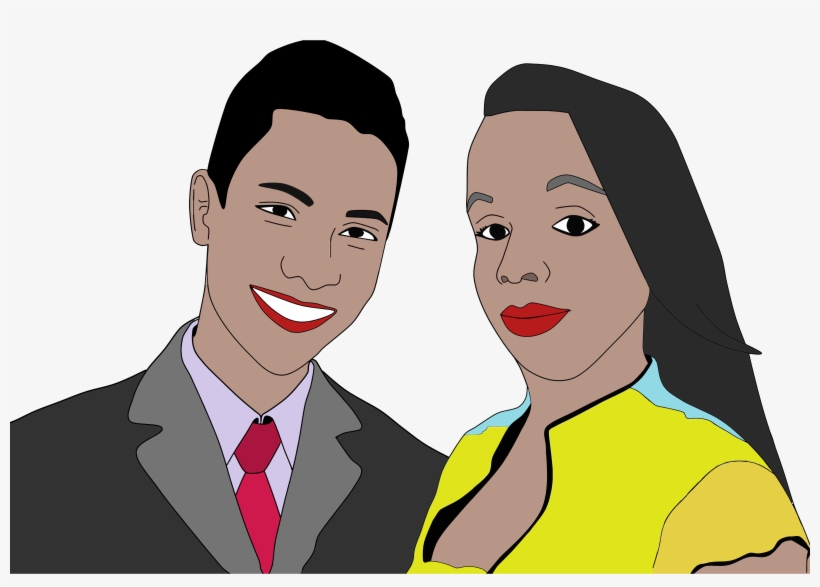 This Free Icons Png Design Of Man And Woman Portrait, transparent png