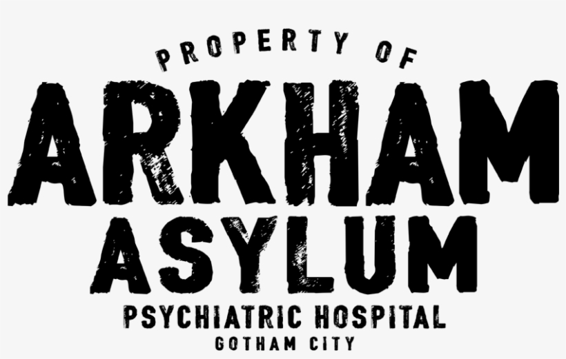 Product Image Alt - Arkham Asylum Logo - 864x720 PNG Download - PNGkit