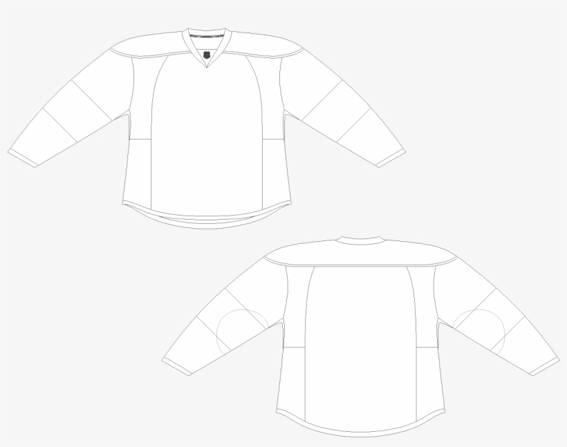 Full Body Template - Hockey Jersey, transparent png