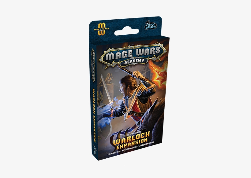 Mage Wars Academy Warlock Expansion Box - Arcane Wonders Mage Wars Academy Card Game: Warlock, transparent png