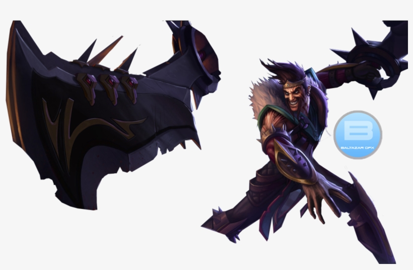 Draven Lol Png - League Of Legends Draven Render, transparent png