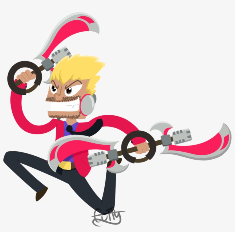 Primetime Draven By Cuttycommando - Lol Primetime Draven Chibi, transparent png