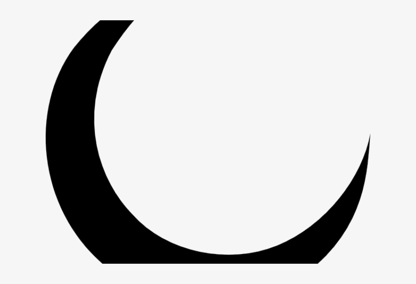 Crescent Clipart Half Moon - Clip Art, transparent png