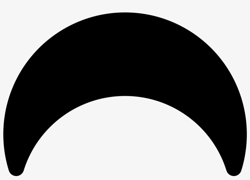 Open - Black Moon Crescent, transparent png