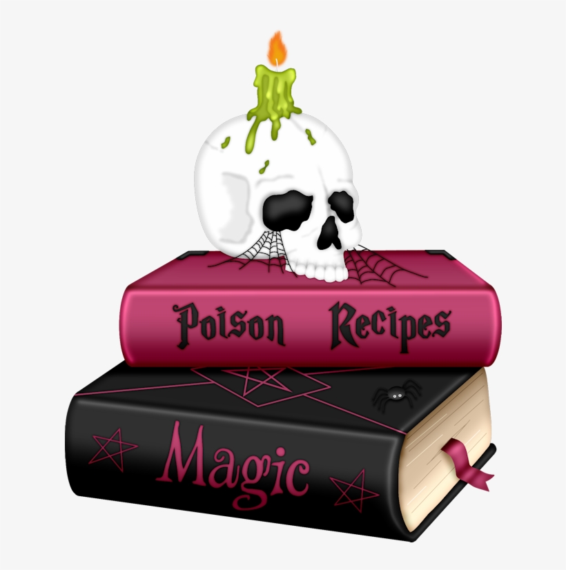 Free Magic Book Png - Skull, transparent png