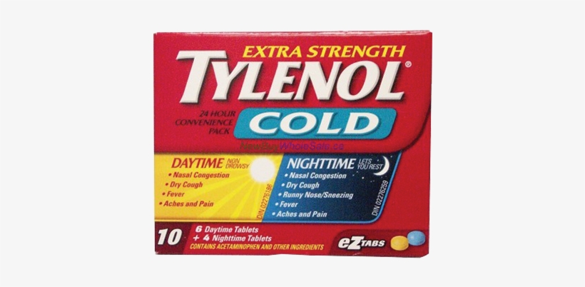 Extra Strength Tylenol Cold Nighttime, transparent png
