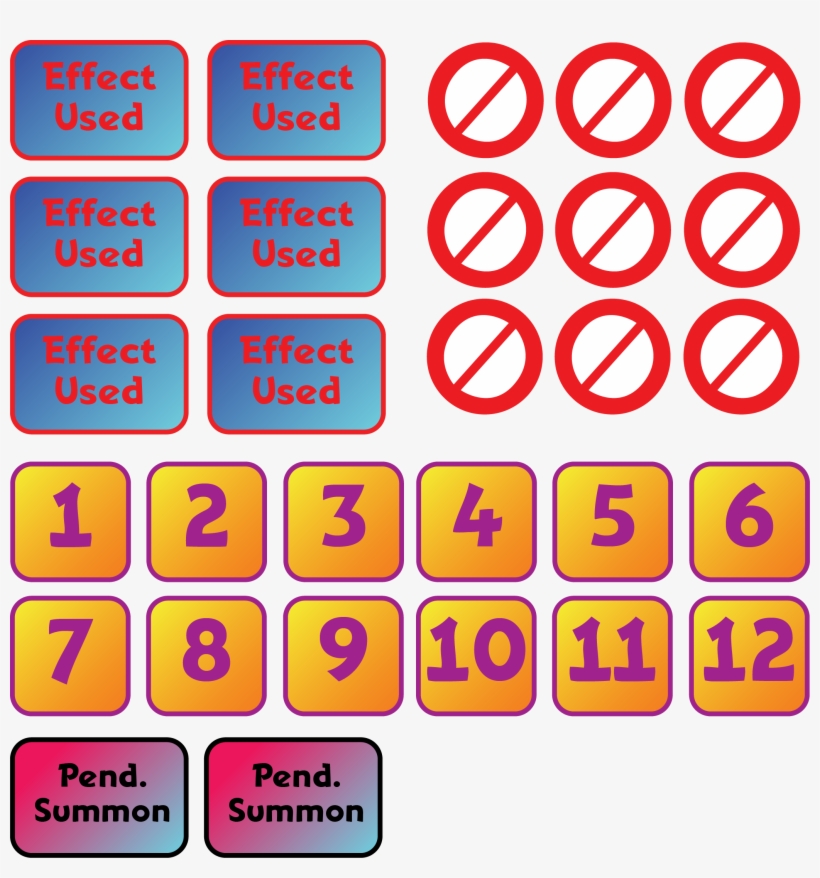 Yugioh/card Game Visual Aids - Circle, transparent png