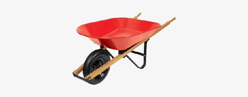 Truper 4 Cu Ft Wheelbarrow - Ace Poly Single Wheel Residential Wheelbarrow 6 Cu., transparent png