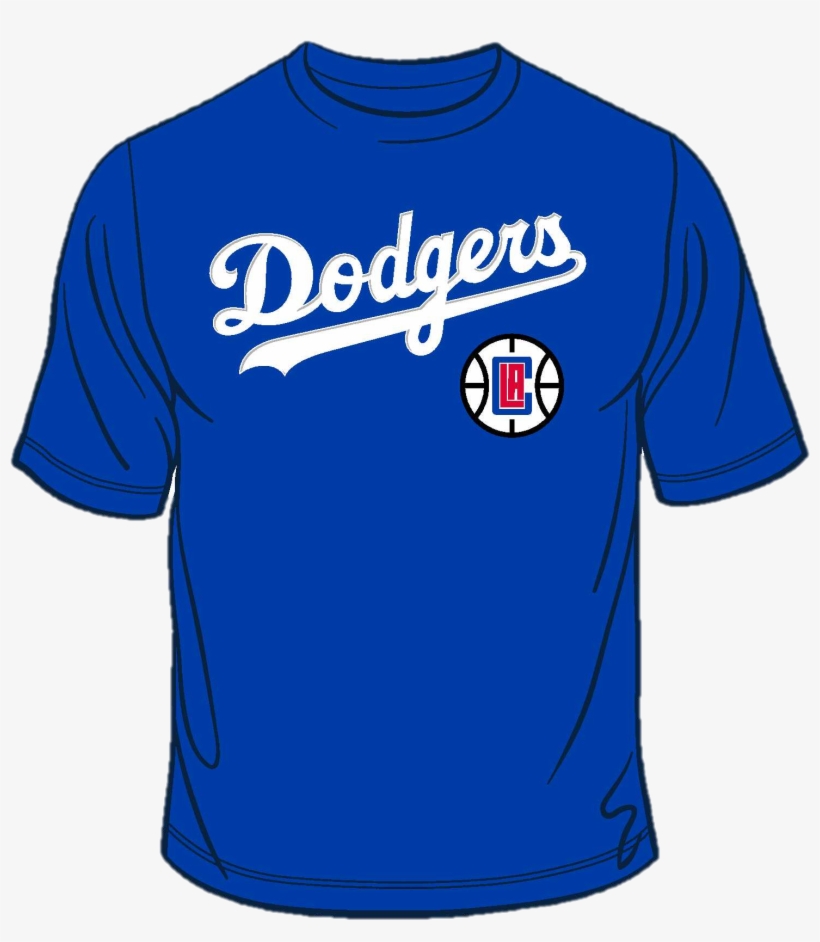 Lakers Tshirt275x286 Clippers Shirt For Website - Tee Shirt Los Angeles Dodgers, transparent png
