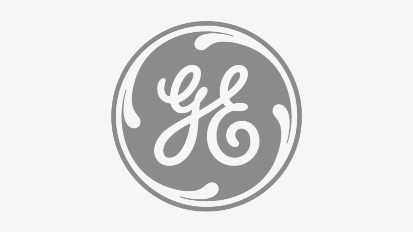 General Electric - General Electric Logo Grey, transparent png