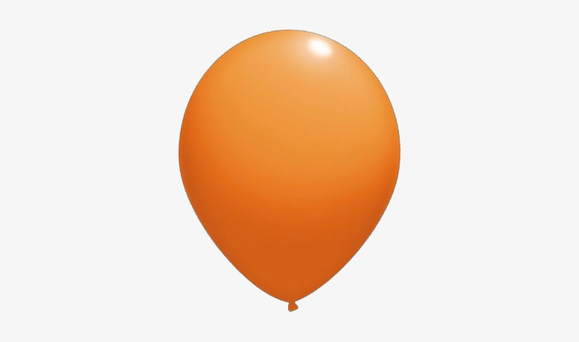 Balon Pastelowy 25 Cm A'100 Pomarańcz - Balony Pomarańczowe I Zielone, transparent png