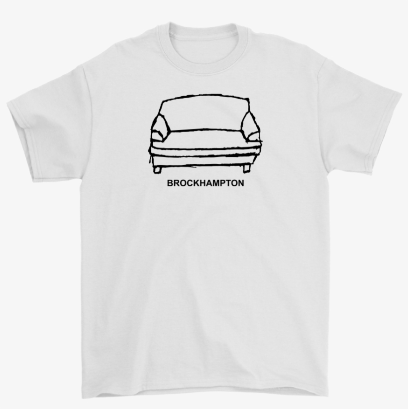 Brockhampton Couch T-shirt - Aesthetic White Kids, transparent png