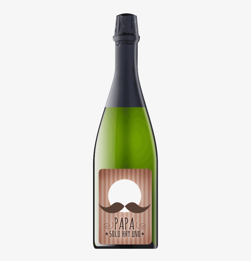 Mostacho - Glass Bottle, transparent png