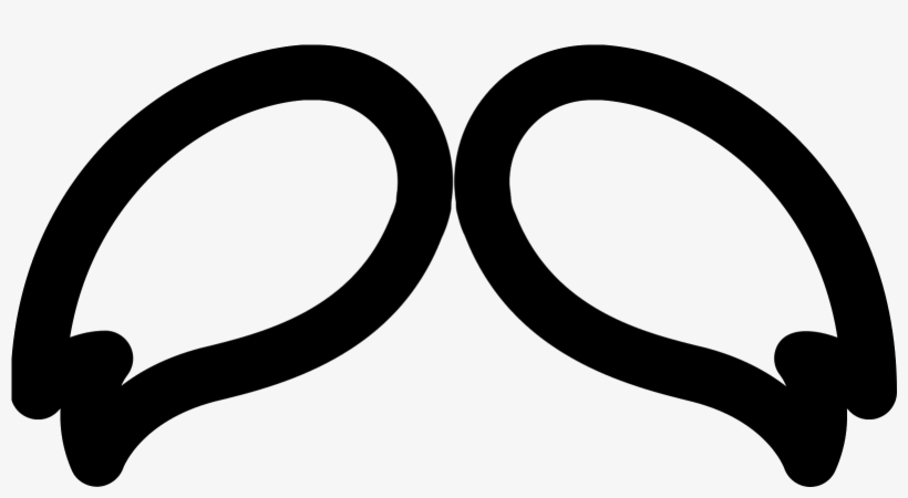 Moustache Icon - Icon, transparent png