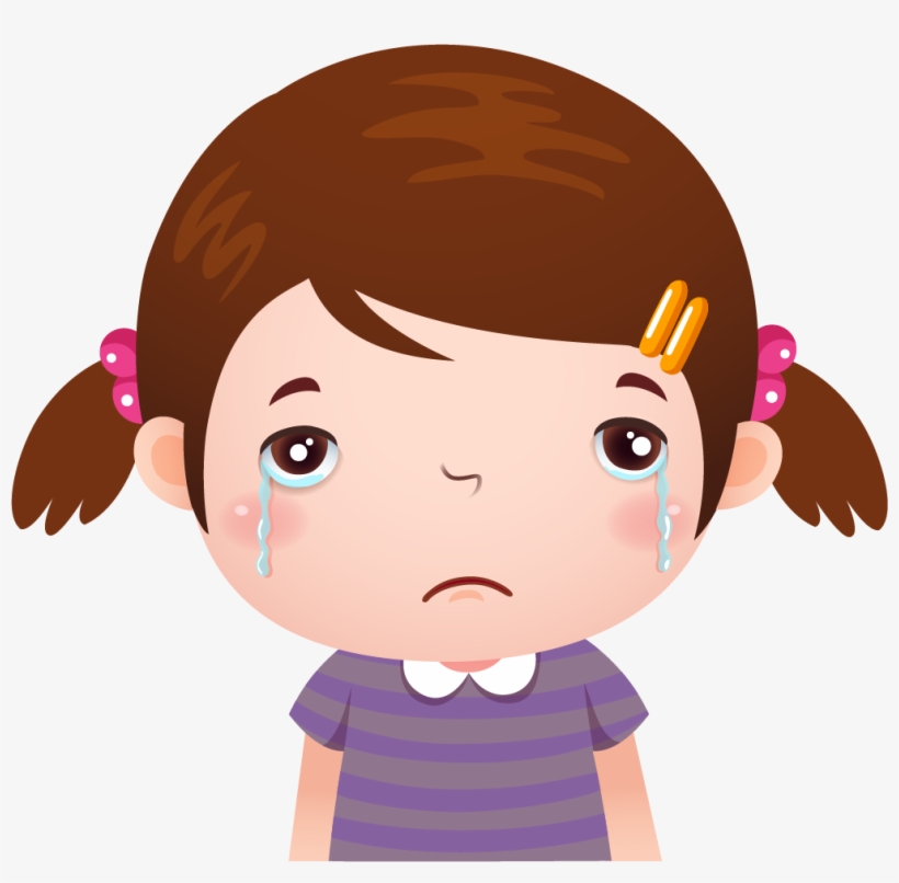 Child Crying - Fichas De Emociones, transparent png