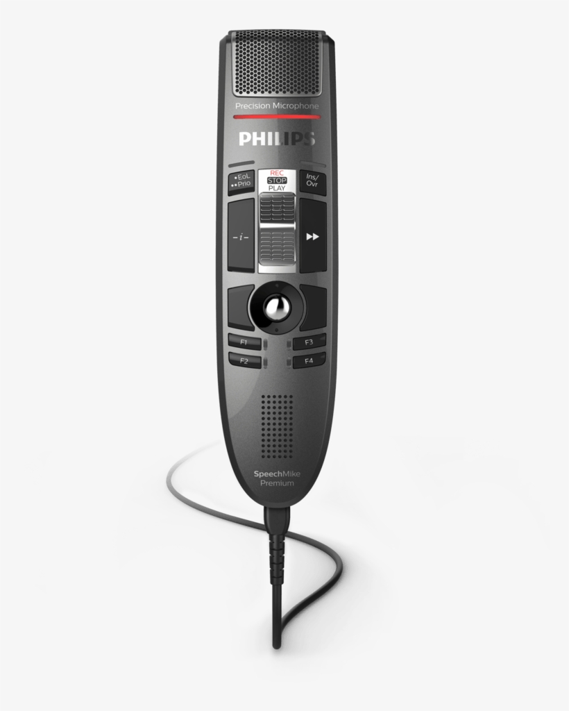 Speechmike Premium Dictation Microphone - Philips Smp-3700 Speechmike Push-button, transparent png