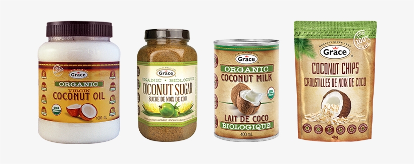 Organic And Natural Coconut Products - Grace Organic Coconut Milk, transparent png