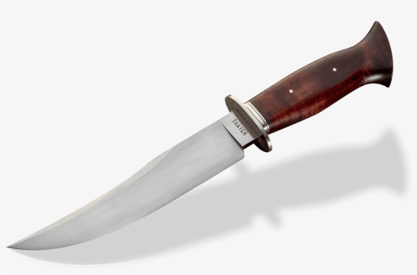 Thayer Knife With Brown Handle - Knife, transparent png