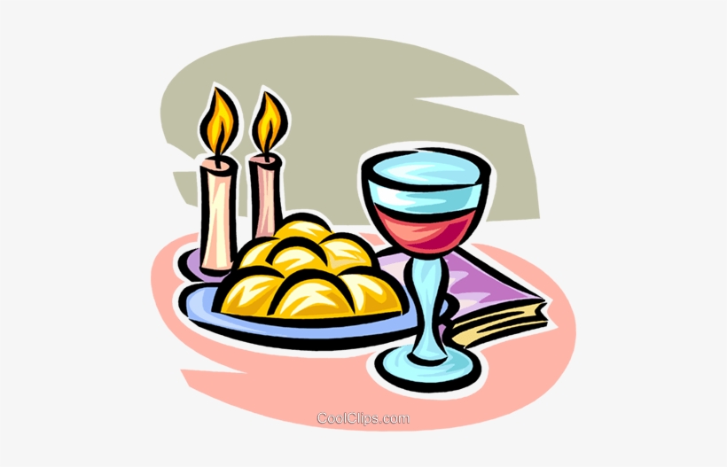 Wine, Candles And Bread Royalty Free Vector Clip Art - Pao E Vinho Vetor, transparent png